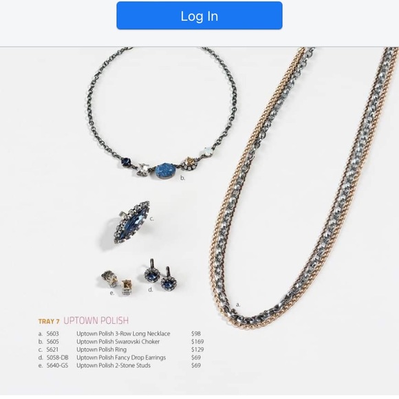 Sabika Uptown Polish Swarovski Choker - Picture 2 of 5